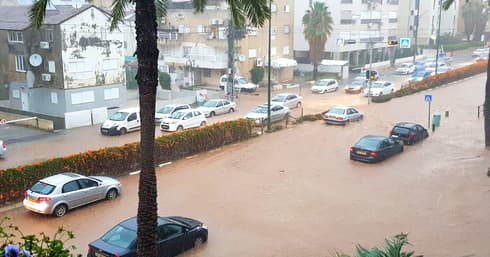 שדרות בן אבי בכניסה לבית ספר יונתן. ינואר 2018