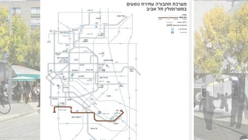 מסלול הקו החום, כפי שתוכנן 