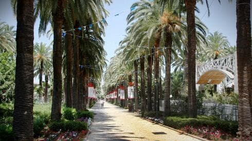 גן המושבה ראשון לציון. פסטיבל הספרים מגיע (צילום אבי מועלם) גן המושבה ראשון לציון. פסטיבל הספרים מגיע