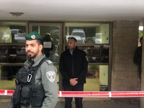 זירת האירוע בארמון הנציב. ינואר 2019
