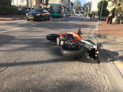 תאונת אופנוע בחולון