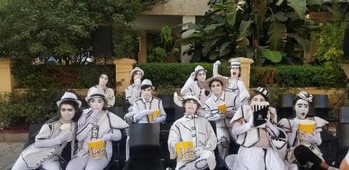 הפסלים התעוררו לחיים ברחובות | צילום: דוברות עיריית רחובות
