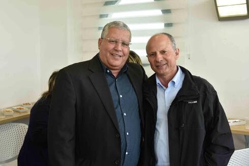 ראש העיר אבי אלקבץ וחבר המועצה שלמה מליחי בימים בהם שיתפו פעולה