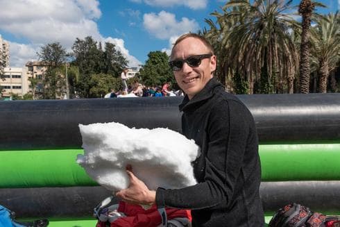 השלג מגיע לראשל"צ