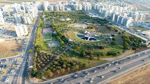 הפארק העירוני. מבט מלמעלה