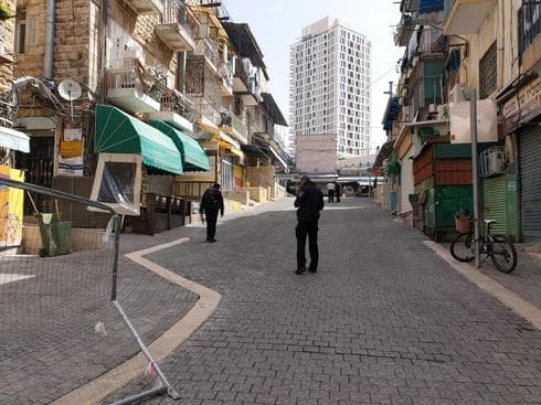 גם הבוקר היתה נוכחות שוטרים בשוק 