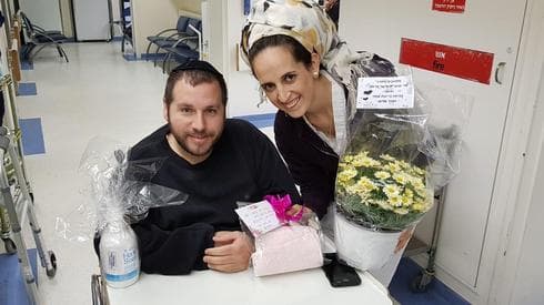 תחיה ואיתי המטופל במחלקת השיקום בהדסה