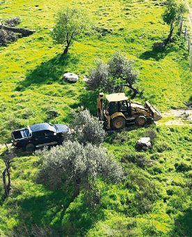 העבודות בעמק הזיתים 