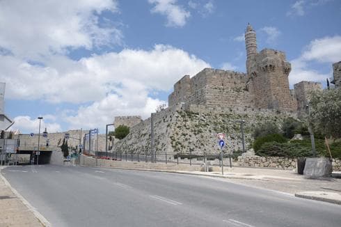 מגדל דוד בזמן העוצר
