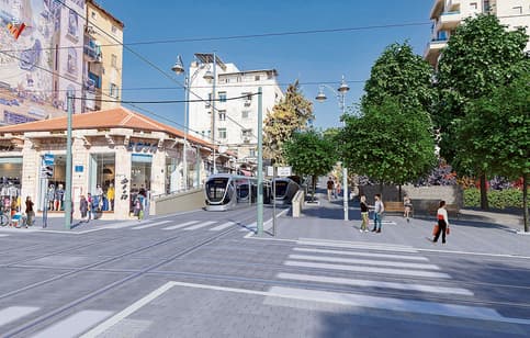 הרכבת הקלה בקינג גורג'. כך זה ייראה