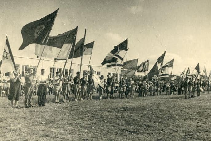 טקס חנוכת מגרש הפועל - שנות ה-40