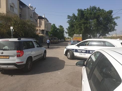זירת האירוע ברחוב האשל בקרית ביאליק