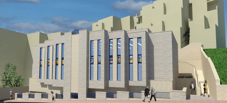 כך ייראה בית הכנסת שייבנה בנוף ציון כך ייראה בית הכנסת שייבנה בנוף ציון