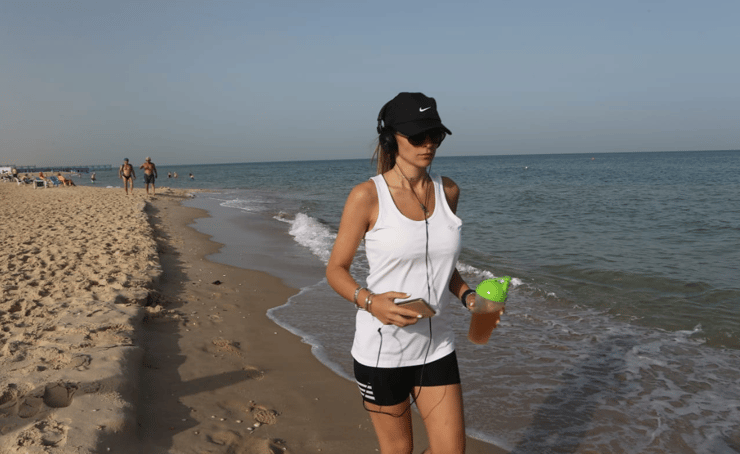 חוף ראשון לציון הבוקר
