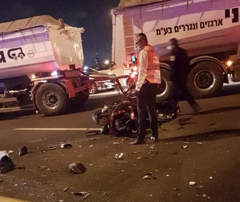 זירת התאונה
