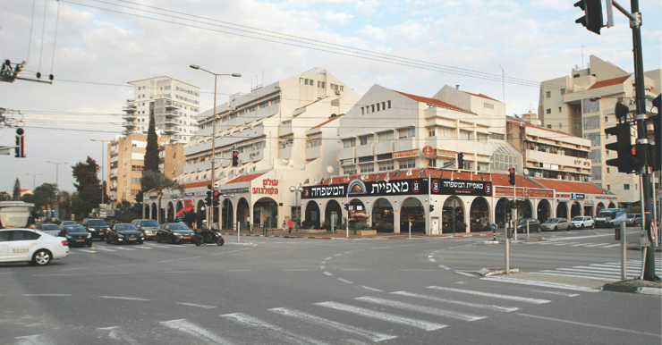 פינת ששת הימים וטשרניחובסקי. עדיין בשלבי תכנון