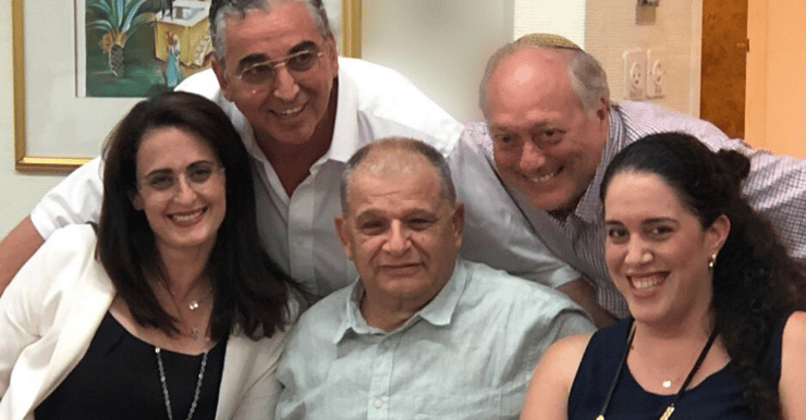 סיעת לב עם ראש העירייה חיים ברוידא