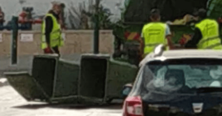 זריקת פחים של עובדי חברת מפעת