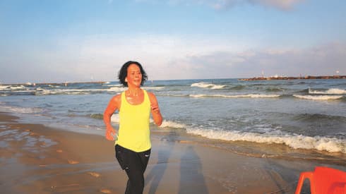 "ספורט מאוד משמעותי עבורי". מטות במהלך ריצת הבוקר (צילום: ריאן) מטות במהלך ריצת הבוקר