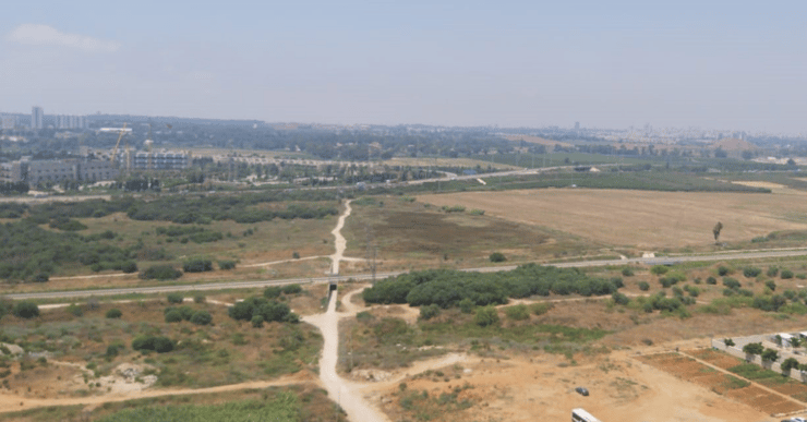 השטח בו מתוכנן לקום הפארק