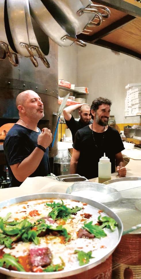 ליאור רז ודורון בן דויד במסעדת סילו
