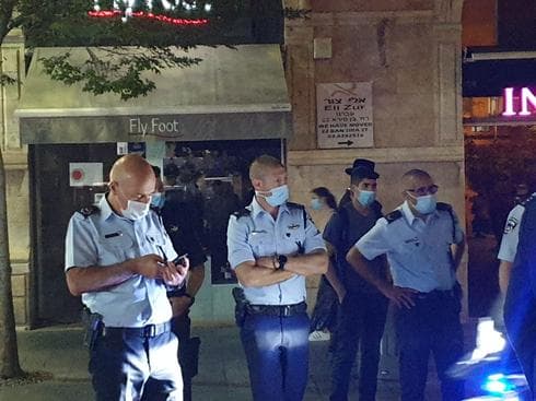 מפקד מחוז ירושלים, ניצב דורון ידיד במרכז העיר 