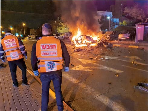 פיצוץ הרכב ברחוב אהרונוביץ'