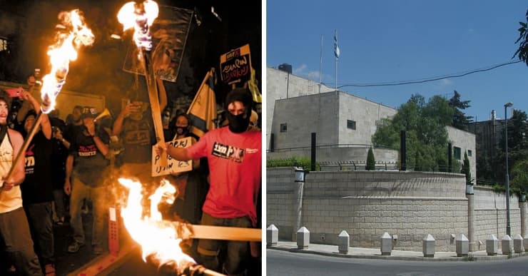 61 תושבים נגד ההפגנות