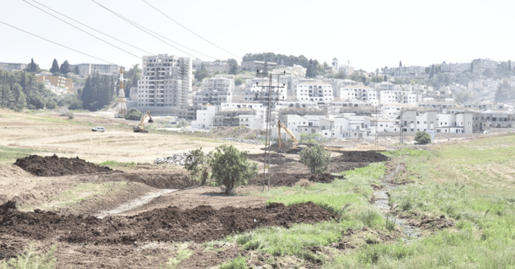 נחל יפעת. העבודות במקום נחל יפעת. העבודות במקום