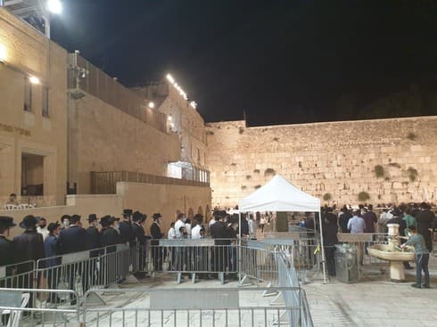 רחבת הכותל המערבי אמש