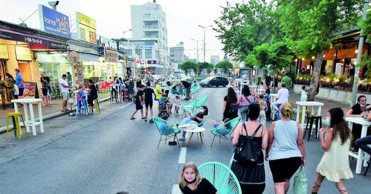 מדרחוב אח"י אילת, בשבוע שעבר