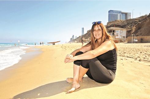 טלי מולנר. "בימי שבת אני קמה בחמש בבוקר, ובעשר אני כבר בסיור בחופים" (צילום: אסף פרידמן) טלי מולנר. "בימי שבת אני קמה בחמש בבוקר, ובעשר אני כבר בסיור בחופים"