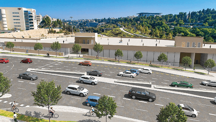 החניון החדש בגבעת מרדכי
