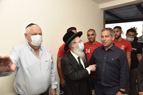 רגע מרגש (צילום: שרון צור) אצטדיון גרין בנוף הגליל