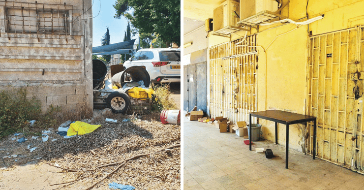 תמונות מהשכונה.  "מה שהעירייה עשתה זה טיפה בים"  