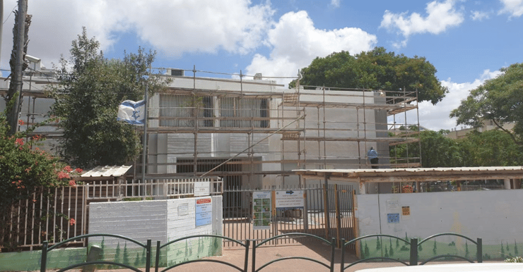 בית ספר אלון. עבודות שיפוץ נרחבות בית ספר אלון. עבודות שיפוץ נרחבות