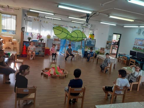 פעילות בגני הילדים בחולון בימי הקורונה