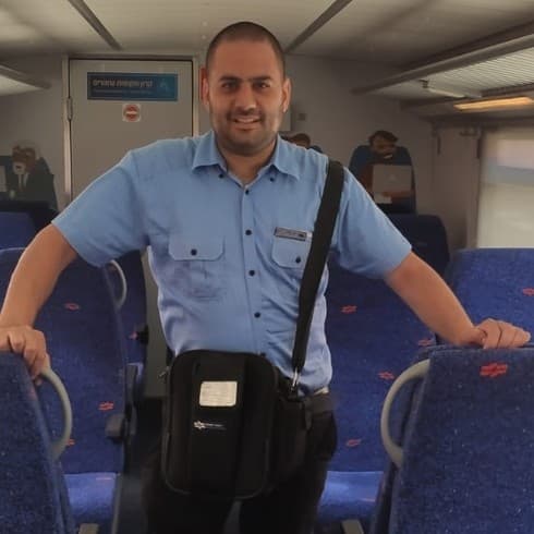 אור סייג פקח הרכבת שאיתר את הנער המאבד