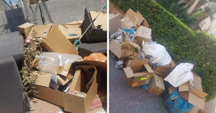 אשפה ברחבי ראשון לציון אשפה ברחבי ראשון לציון