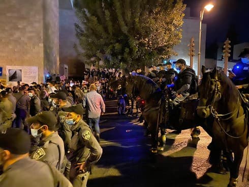 עימותים במחאה בבלפור