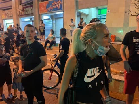 ההפגנה בשכונת בן גוריון