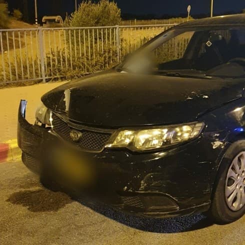 הרכב שנמלט ונתפס