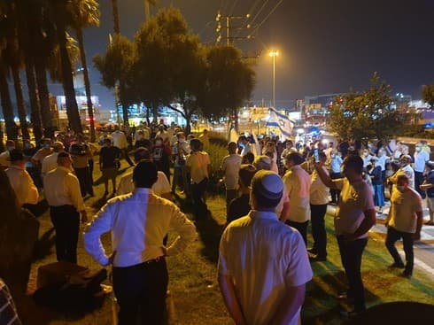 עצרת מחאה לזכרו של שי אוחיון ז"ל שנרצח בפיגוע בפתח תקוה