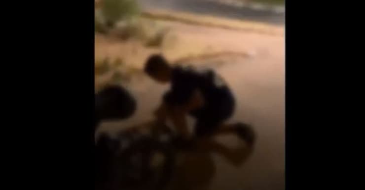 אחד הנערים שצולם בסרטונים