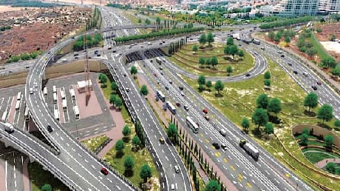 הדמיית מחלף שילת