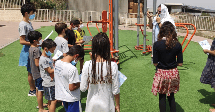 תקיעות שופר בפארקים ובגינות