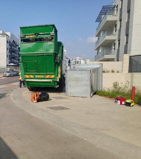 מזירת האירוע בראש העין