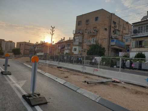 עבודות הרכבת הקלה ברחוב ירמיהו
