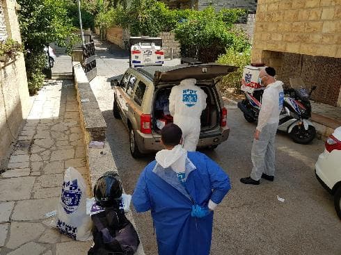 זירת האירוע ברחוב שמשון