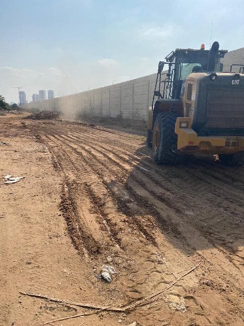העבודות להקמת הפארק החדש בהולנדית